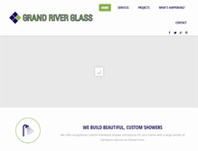Tablet Screenshot of grandriverglass.com